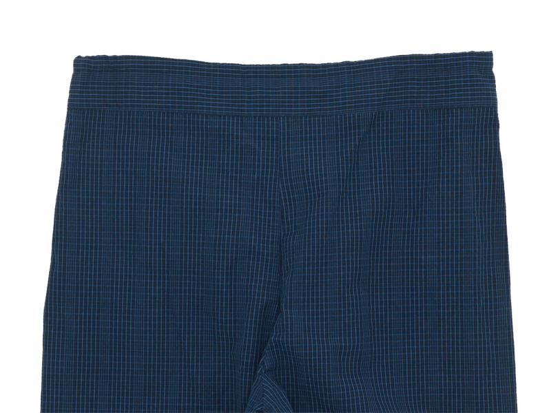 Atelier d'antan BarouhʥХ롼 Easy Pants NAVY x BLACK CHECK