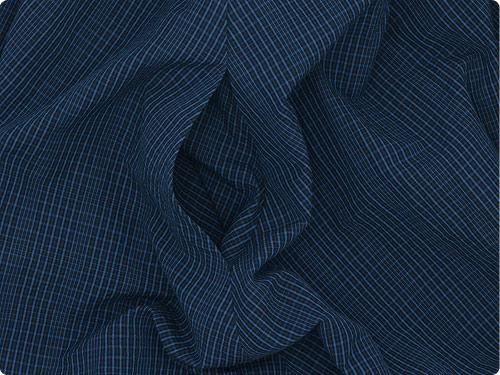 Atelier d'antan Vardaʥtent dress NAVY x BLACK CHECK