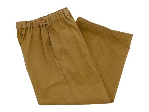 Atelier d'antan Peyton（ペイトン） Cotton wide pants KHAKI