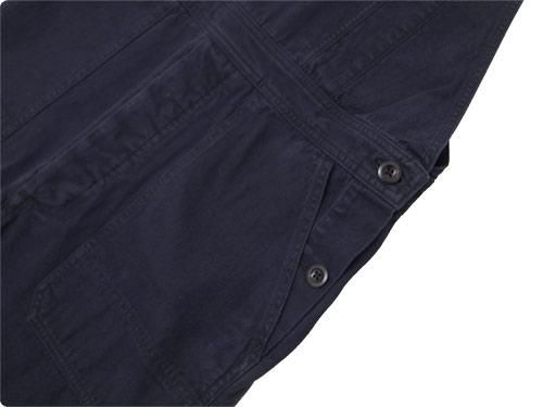 MHL. FADED COTTON TWILL OVERALLS 115NAVY̥󥺡