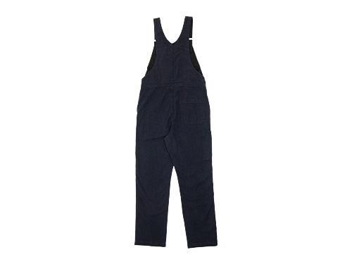 MHL. FADED COTTON TWILL OVERALLS 115NAVY̥󥺡
