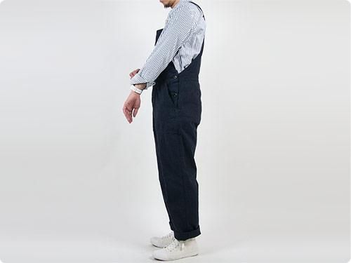 MHL. FADED COTTON TWILL OVERALLS 115NAVY̥󥺡