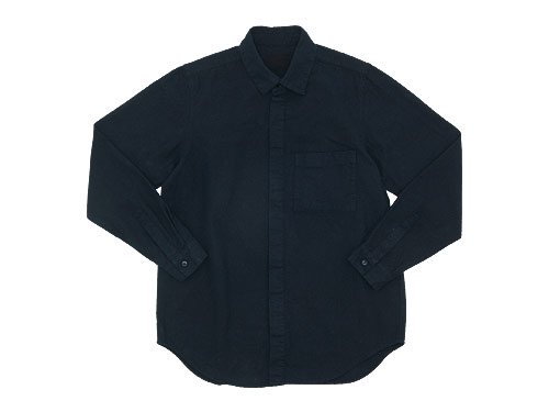 THE HINOKI リネンコットン ポケットワークシャツ NAVY THE HINOKI通販