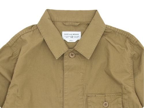 ENDS and MEANS BDU Shirts Jacket WALNUT