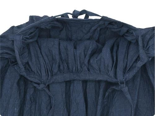 TOUJOURS Drawstring Suspender Skirt INDIGO BLUE TM26MK02