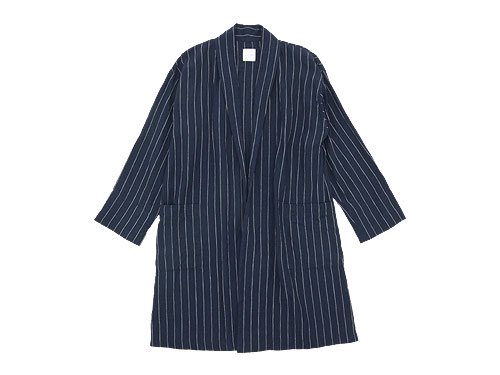 TOUJOURS Gown Coat NAVY