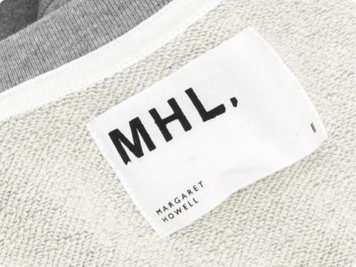 MHL. LIGHT LOOPBACK COTTON CREW NECK 020GRAY ̥ǥ
