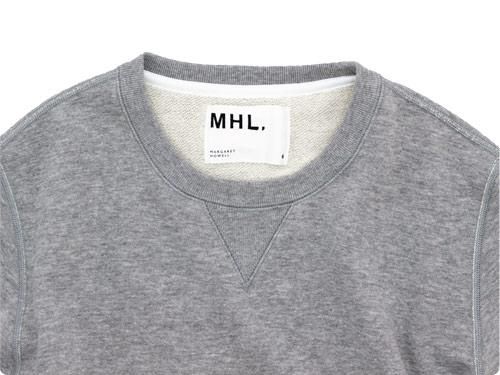 MHL. LIGHT LOOPBACK COTTON CREW NECK 020GRAY ̥󥺡