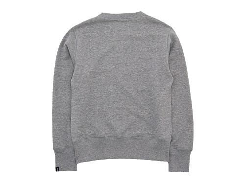 MHL. LIGHT LOOPBACK COTTON CREW NECK 020GRAY ̥󥺡
