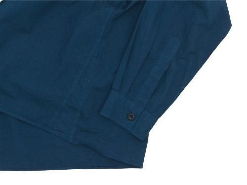 MHL. COTTON RAMIE POPLIN P/O SHIRTS 120NAVY ̥󥺡