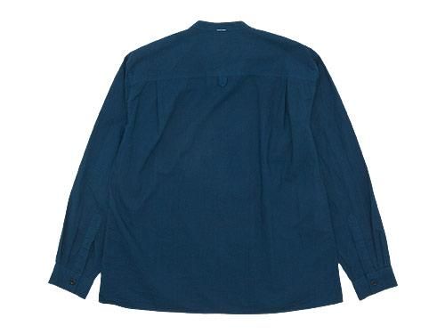 MHL. COTTON RAMIE POPLIN P/O SHIRTS 120NAVY ̥󥺡