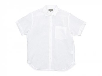 MARGARET HOWELL SHIRTING LINEN S/S SHIRTS 023CHARCOAL