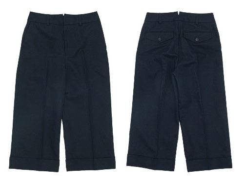MARGARET HOWELL LIGHTWEIGHT COTTON LINEN PANTS 121NAVY ̥ǥ