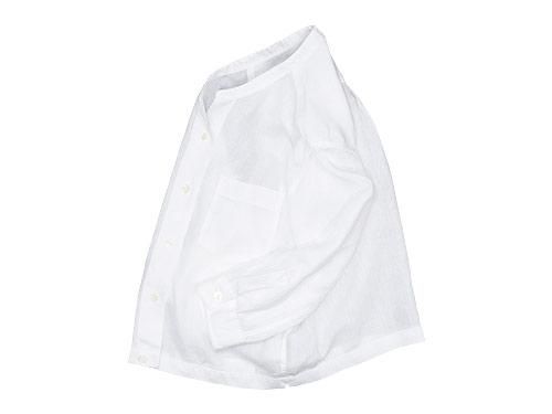 MARGARET HOWELL SHIRTING LINEN II NO COLLAR SHIRTS 030WHITE ̥ǥ