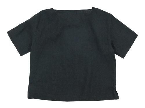 MARGARET HOWELL CLEAN LINEN P/O SHIRTS 010BLACK ̥ǥ