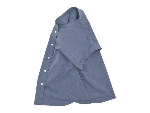 MARGARET HOWELL FINE COTTON CUFFED COLLARED SHIRTS 120NAVY ̥ǥ