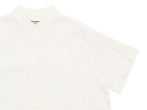 MARGARET HOWELL FINE LINEN S/S SHIRTS 030WHITE ̥ǥ