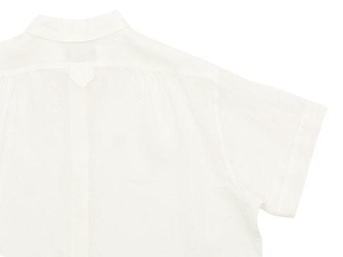MARGARET HOWELL FINE LINEN S/S SHIRTS 030WHITE ̥ǥ