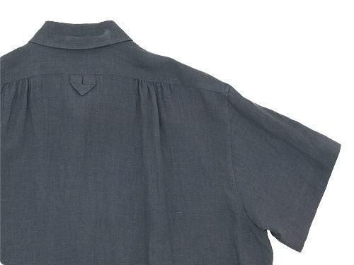 MARGARET HOWELL FINE LINEN S/S SHIRTS 020GRAY ̥ǥ