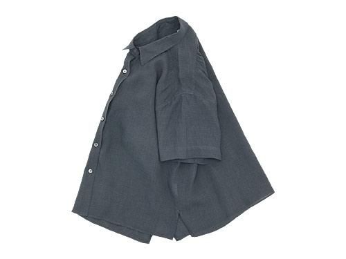 MARGARET HOWELL FINE LINEN S/S SHIRTS 020GRAY ̥ǥ