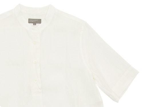 MARGARET HOWELL SOFT LINEN P/O SHIRTS 030WHITE ̥ǥ