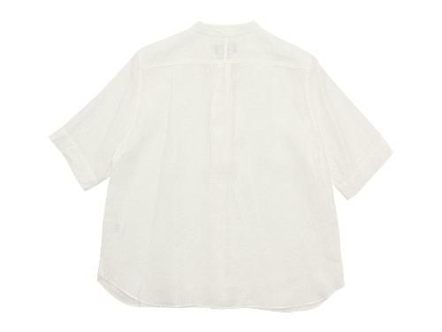 MARGARET HOWELL SOFT LINEN P/O SHIRTS 030WHITE ̥ǥ