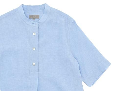 MARGARET HOWELL SOFT LINEN P/O SHIRTS 112BLUE̥ǥ