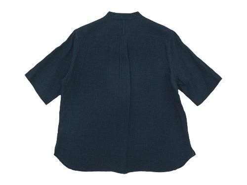 MARGARET HOWELL SOFT LINEN P/O SHIRTS 120NAVY̥ǥ