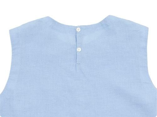 MARGARET HOWELL SOFT LINEN NO SLEEVE SHIRTS 112BLUE̥ǥ