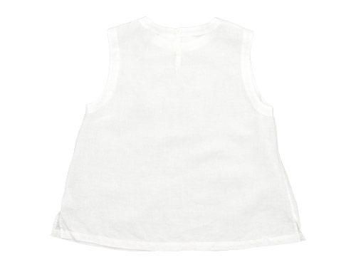 MARGARET HOWELL SOFT LINEN NO SLEEVE SHIRTS 030WHITE̥ǥ