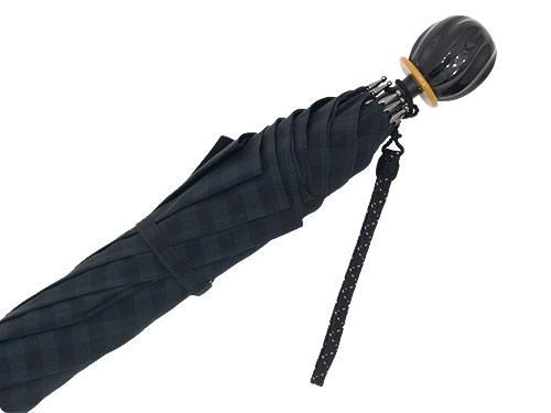 Atelier d’antan 傘 アトリエダンタン Atelier d'antan Umbrella BLACK CHECK B Atelier d'antan