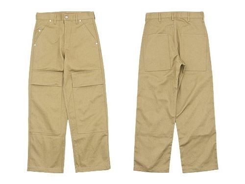 TUKI double knee pants 03KHAKI