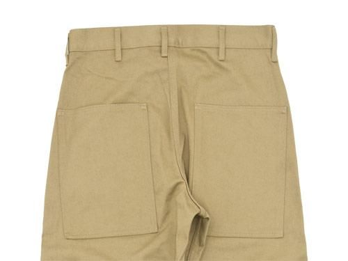 TUKI double knee pants 03KHAKI