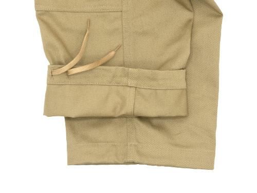 TUKI double knee pants 03KHAKI