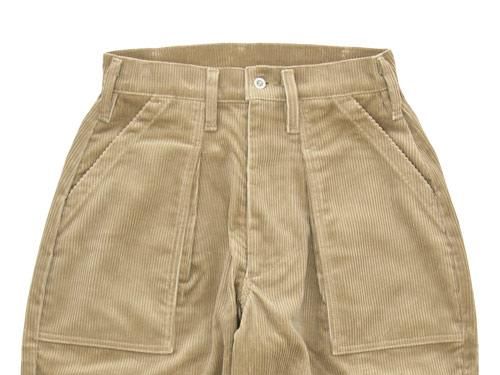 TUKI combat pants corduroy 03KHAKI