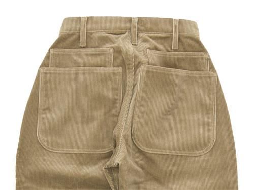 TUKI combat pants corduroy 03KHAKI