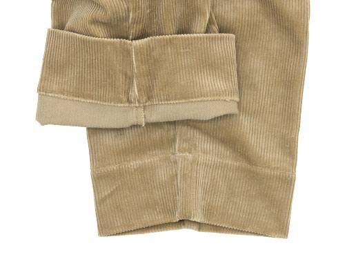 TUKI combat pants corduroy 03KHAKI