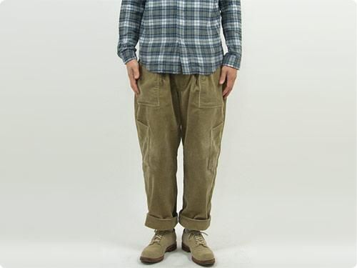 TUKI combat pants corduroy 03KHAKI