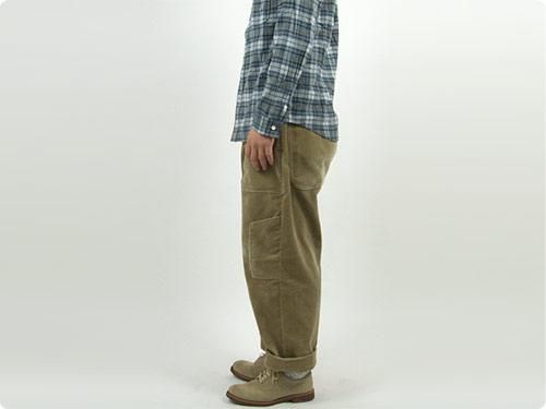 TUKI combat pants corduroy 03KHAKI