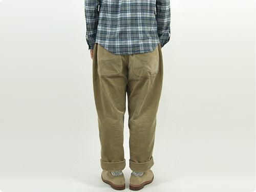 TUKI combat pants corduroy 03KHAKI