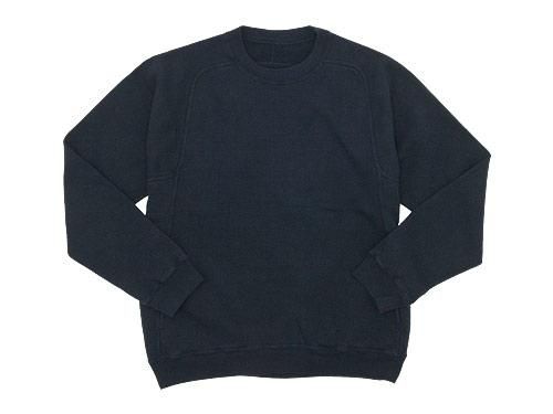 THE HINOKI オーガニックコットン裏起毛 スウェットシャツ NAVY