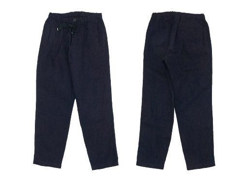 maillot solid denim easy pants DARK NAVY