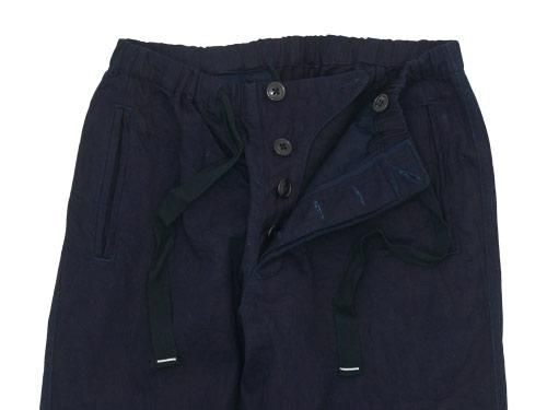 maillot solid denim easy pants DARK NAVY