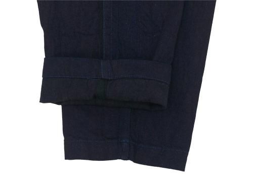 maillot solid denim easy pants DARK NAVY