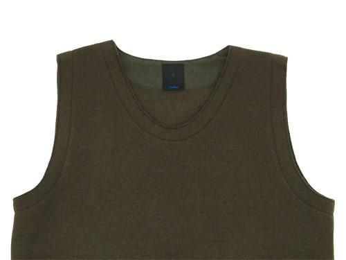 maillot melton U neck vest OLIVE