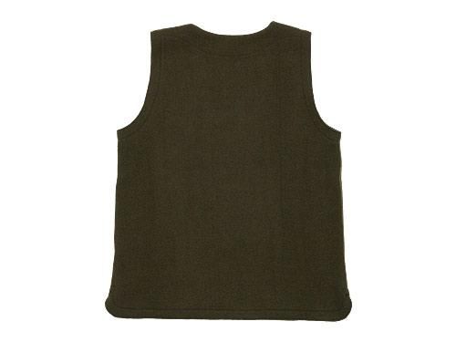 maillot melton U neck vest OLIVE