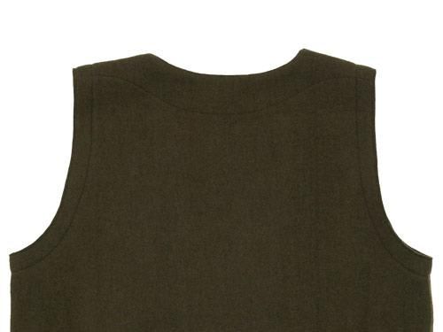 maillot melton U neck vest OLIVE