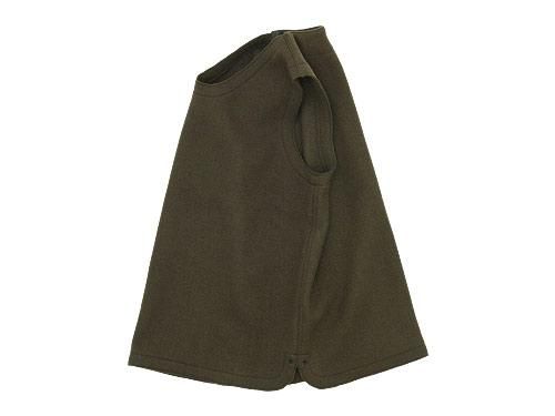 maillot melton U neck vest OLIVE
