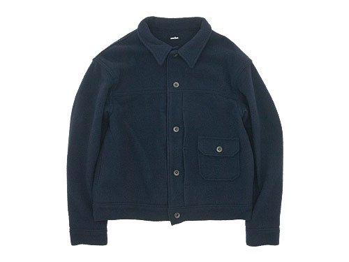 maillot mature wool G jacket NAVY maillot通販・取扱い rusk（ラスク）