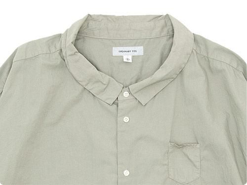 ordinary fits BARBER SHIRT LIGHT GRAY